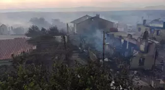 Çanakkale'de Orman Yangını: Saçaklı Köyü Büyük Maddi Hasar Gördü