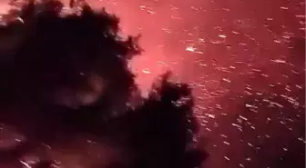Çanakkale'de Orman Yangınına Gece Mesaisi