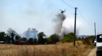 Çanakkale'de Tarım Arazisinde Yangın Kontrol Altına Alındı