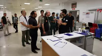 Çanakkale Valisi Orman Yangınından Etkilen Hastaneleri Ziyaret Etti