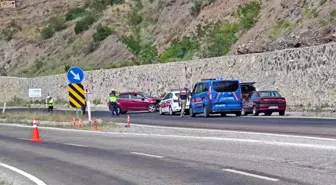 Erzurum'da Trafik Kazası Ucuz Atlattı
