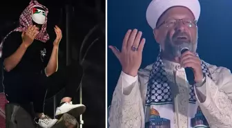 Diyanet İşleri Başkanı Ali Erbaş, Gazze'deki zulmün sona ermesi için binlerce kişiyle dua etti