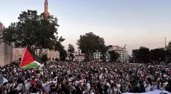 İstanbul'da Gazze'ye Destek Yürüyüşü