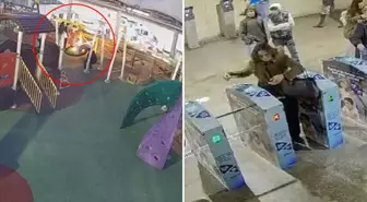 Minguzzi cinayetinde yeni görüntüler! Parkta ateş yakıp metrodan kaçak geçmişler