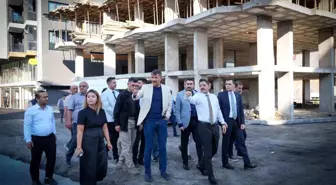 Hakkari Valisi Çelik, Acil Servis Girişi İçin Yol Yapım Çalışmalarını İnceledi