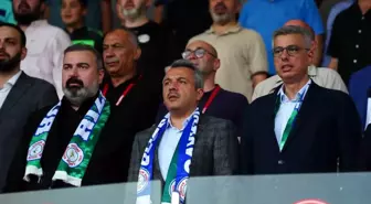Sağlık Bakanı Memişoğlu Rize'de Çaykur Rizespor-Göztepe Maçını İzledi