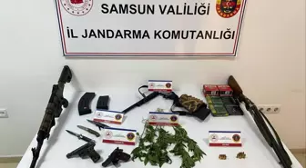 Samsun'da Jandarmadan Kaçak Silah Operasyonu: 5 Gözaltı