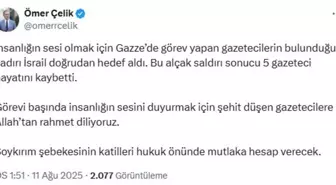 AK Parti Sözcüsü Çelik'ten Gazetecilere Rahmet Dileği