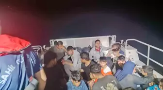 Çanakkale Açıklarında 32 Düzensiz Göçmen Yakalandı