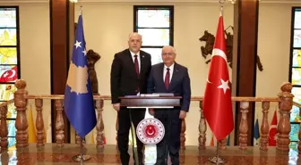 Kosova'nın Bölgesel Kalkınma Bakanı Fikrim Damka, Milli Savunma Bakanı Yaşar Güler'i Ziyaret Etti
