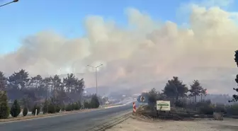 Çanakkale'de Yangın: 2 Bin 90 Kişi Tahliye Edildi