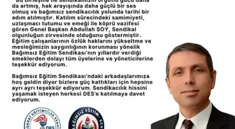 Bağımsız Eğitim-Sen, Demokrat Eğitimciler Sendikası'na Katıldı