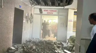 Denizli Devlet Hastanesi'nde Tavan Çökmesi: 2 Yaralı