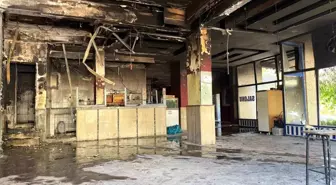 Diyarbakır'da Kahvehanede Yangın Paniği