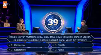 Hangisi İtalyan mutfağına özgü, sığır, dana, geyik veya balık etinden yapılan çiğ olarak servis edilen ve genelde aperatif olarak yenen bir yemektir?