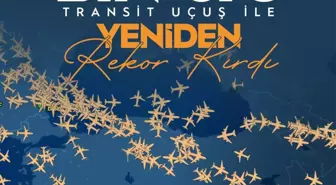 Türk Hava Sahasında Rekor Uçuş Trafigi