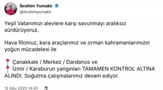 Orman Yangınları Kontrol Altına Alındı