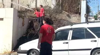 Kocaeli'de Elektrik Direğindeki Kısa Devre Yangın Çıkardı