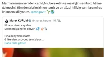 Emine Erdoğan'dan Marmara Denizi için çağrı