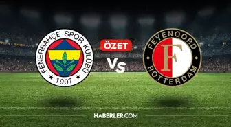 Fenerbahçe Feyenoord maç özeti ve golleri! (VİDEO) Fenerbahçe Feyenoord geniş özeti! Golleri kim attı, maç kaç kaç bitti?