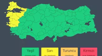 Marmara ve İzmir'de Kuvvetli Rüzgar ve Fırtına Uyarısı