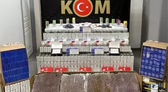 Isparta'da Kaçak Cigara ve Makaron Operasyonu