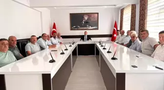 Kaymakam Ünal, Muhtarlarla İstişare Toplantısı Gerçekleştirdi