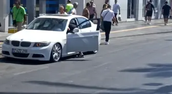Antalya'da Kırmızı Işıkta Güvenlik Görevlisi Maskeli Saldırı