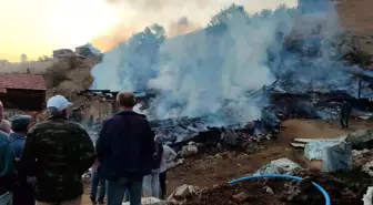 Sinop'ta Yangın: 2 Ev ve 2 Ahır Küller İçinde