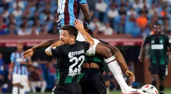 Trendyol Süper Lig'de Trabzonspor, Kocaelispor'u 1-0 Yendi