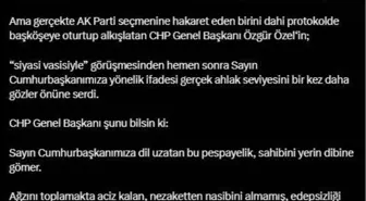 AK Parti'den CHP'ye Sert Yanıt