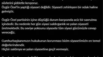 Ömer Çelik'ten Özgür Özel'e Sert Tepki
