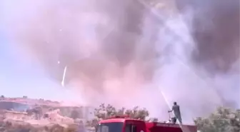 Adıyaman'da Anız Yangını Meyve Bahçelerini Zarar Verdi
