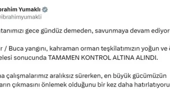 İzmir Buca Yangını Kontrol Altına Alındı