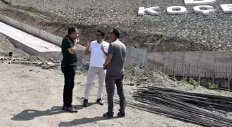 Gönen'de Koçbayır Göleti İnşaatı Devam Ediyor