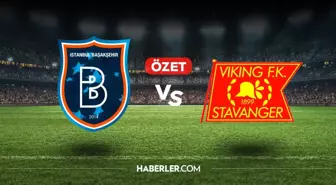 Başakşehir Viking maç özeti ve golleri! (VİDEO) Başakşehir Viking geniş özeti! Golleri kim attı, maç kaç kaç bitti?