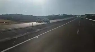 Elazığ'da Ters Yolda Giden Otomobil Tehlike Yarattı