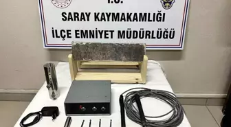 Tekirdağ'da Tarihi Eser ve Define Malzemeleri Ele Geçirildi