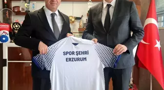 Erzurum'da Spor Şehri Forması Hediye Töreni