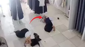 Kamera kayıttaydı: Mağazada dinlenen kadın hayatının şokunu yaşadı