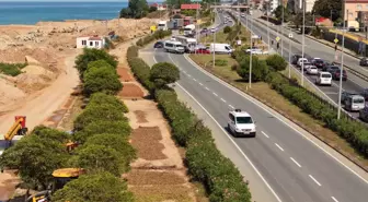 Trabzon'da Fındık Üreticileri Karadeniz Sahil Yolunu Kurutma Alanı Olarak Kullanıyor
