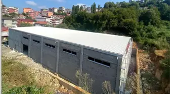 Zonguldak'ta Merkez Bahçelievler Kapalı Spor Salonu İnşaatında Sona Yaklaşıldı