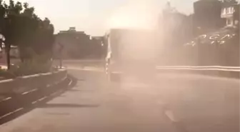 Hatay'da Trafiği Tehlikeye Düşüren Kamyona Ceza