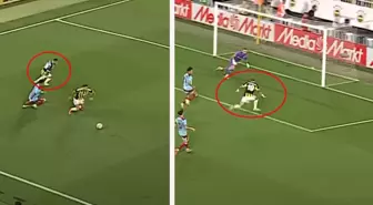 Turu getiren gol! 2 pozisyon arasındaki saniye inanılmaz