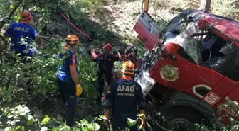 Yangına müdahaleye giden arazöz devrildi: Orman işçisi şehit oldu, 5 yaralı
