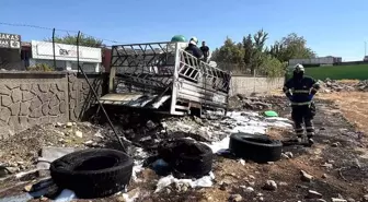 Batman'da Römorkta Yangın: Maddi Hasar Meydana Geldi