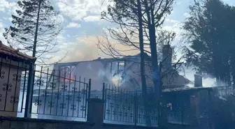 Tekirdağ'da Otluk ve Anız Yangını Yerleşim Alanlarına Sıçradı