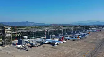 Dalaman Havalimanı'nda 7 Ayda 2,9 Milyon Yolcu Hizmet Aldı