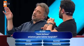 ''Deniz korkusu' anlamına gelen kelime hangisidir?