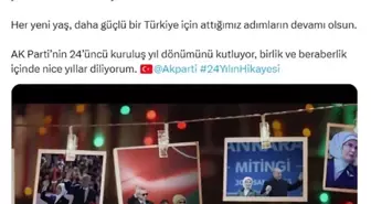 Emine Erdoğan'dan AK Parti'nin 24. kuruluş yıl dönümüne ilişkin paylaşım